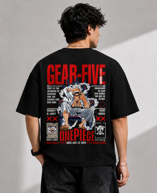 ONEPIECE Black Oversize T-shirt