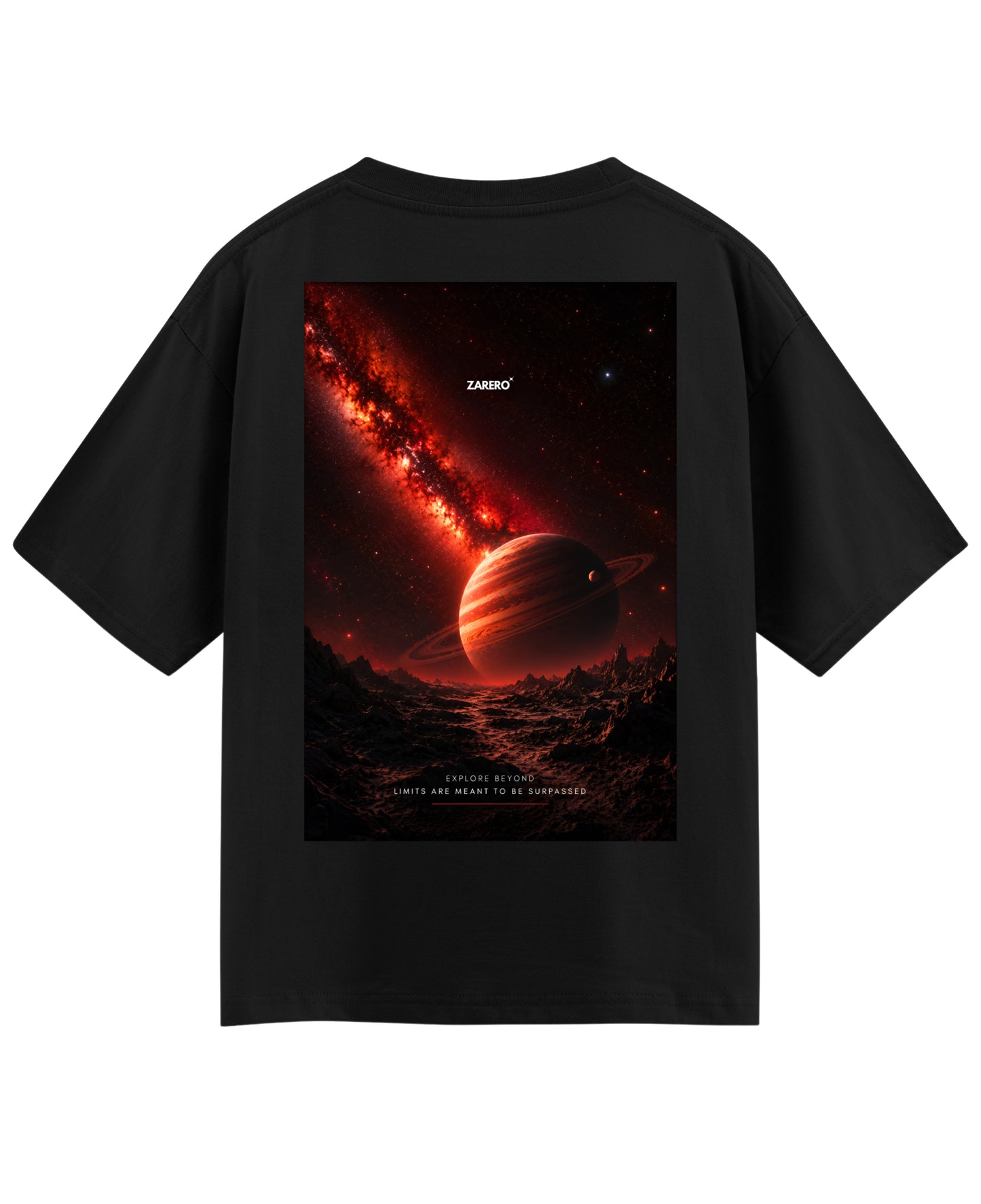 Black Oversized T-shirt Back Design