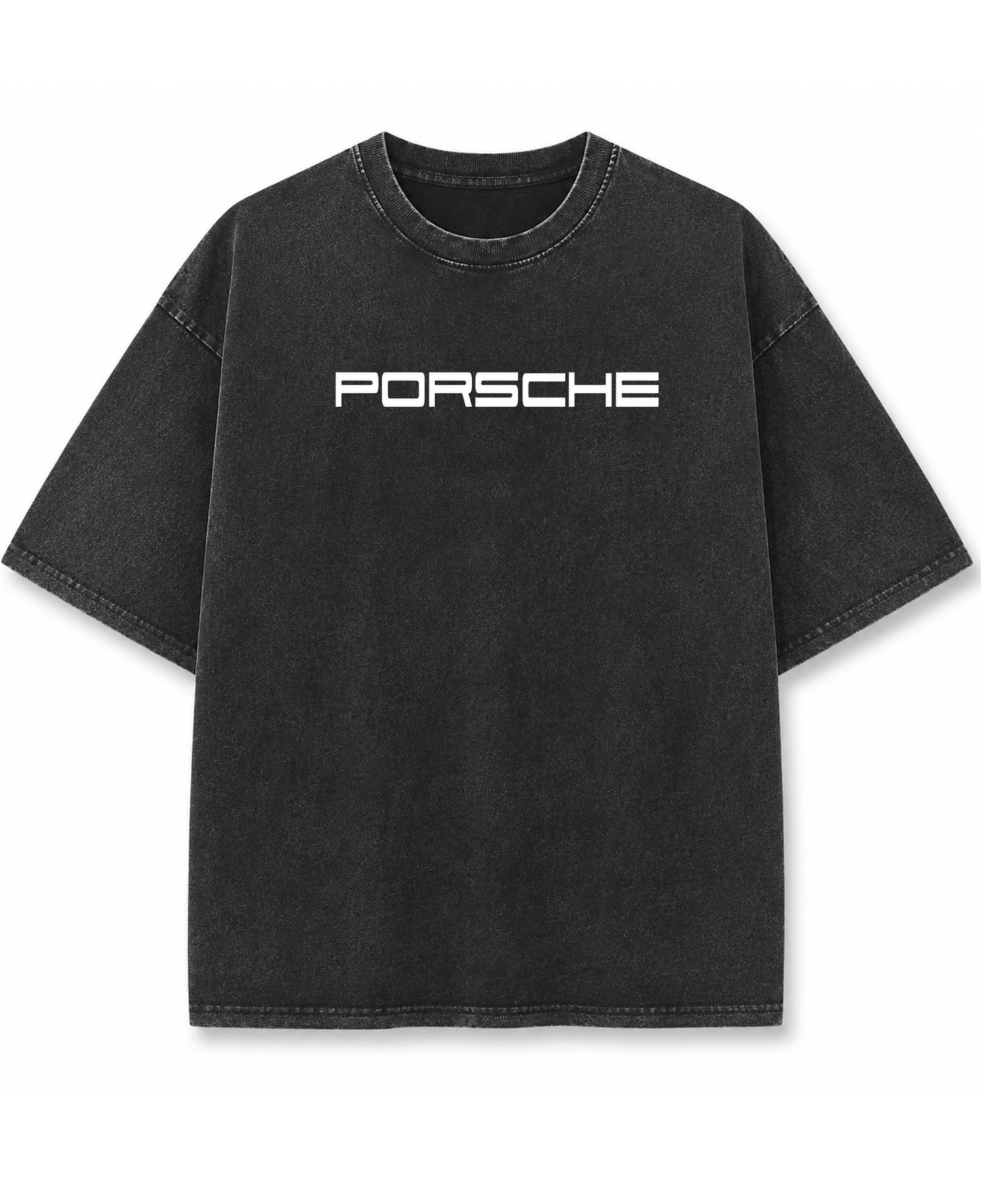 Vintage Fade Wash Oversized T-shirt Front Design