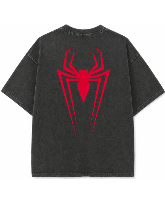 Vintage Fade Wash Oversized T-shirt Back Design