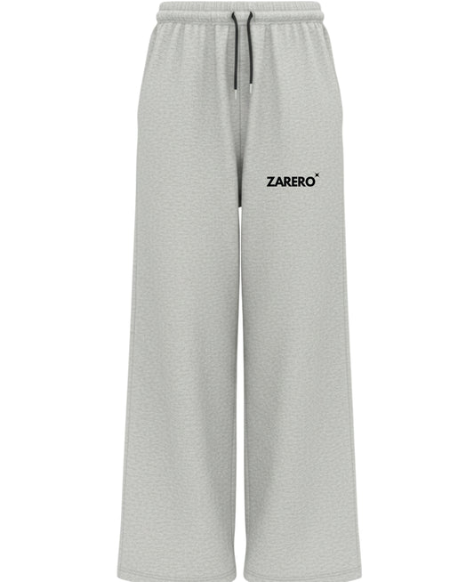Grey Cotton Joggers Front Design