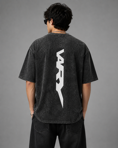 Acidwash Oversized  Black T-shirt