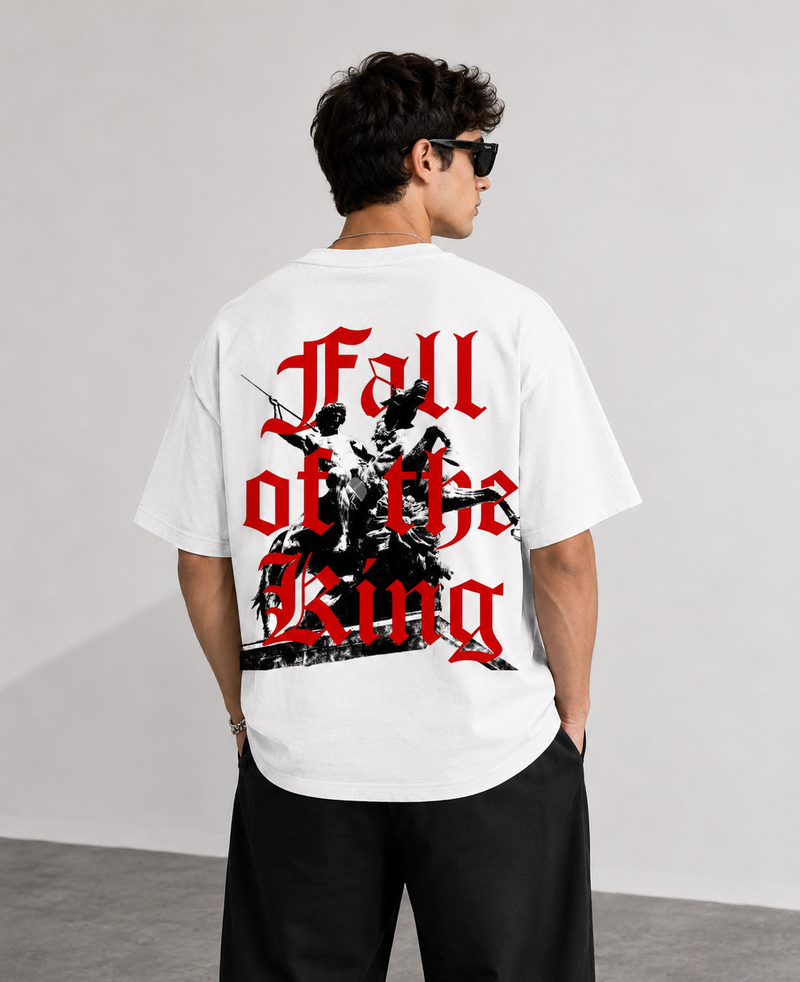 Fall Of The King  white Tshirt