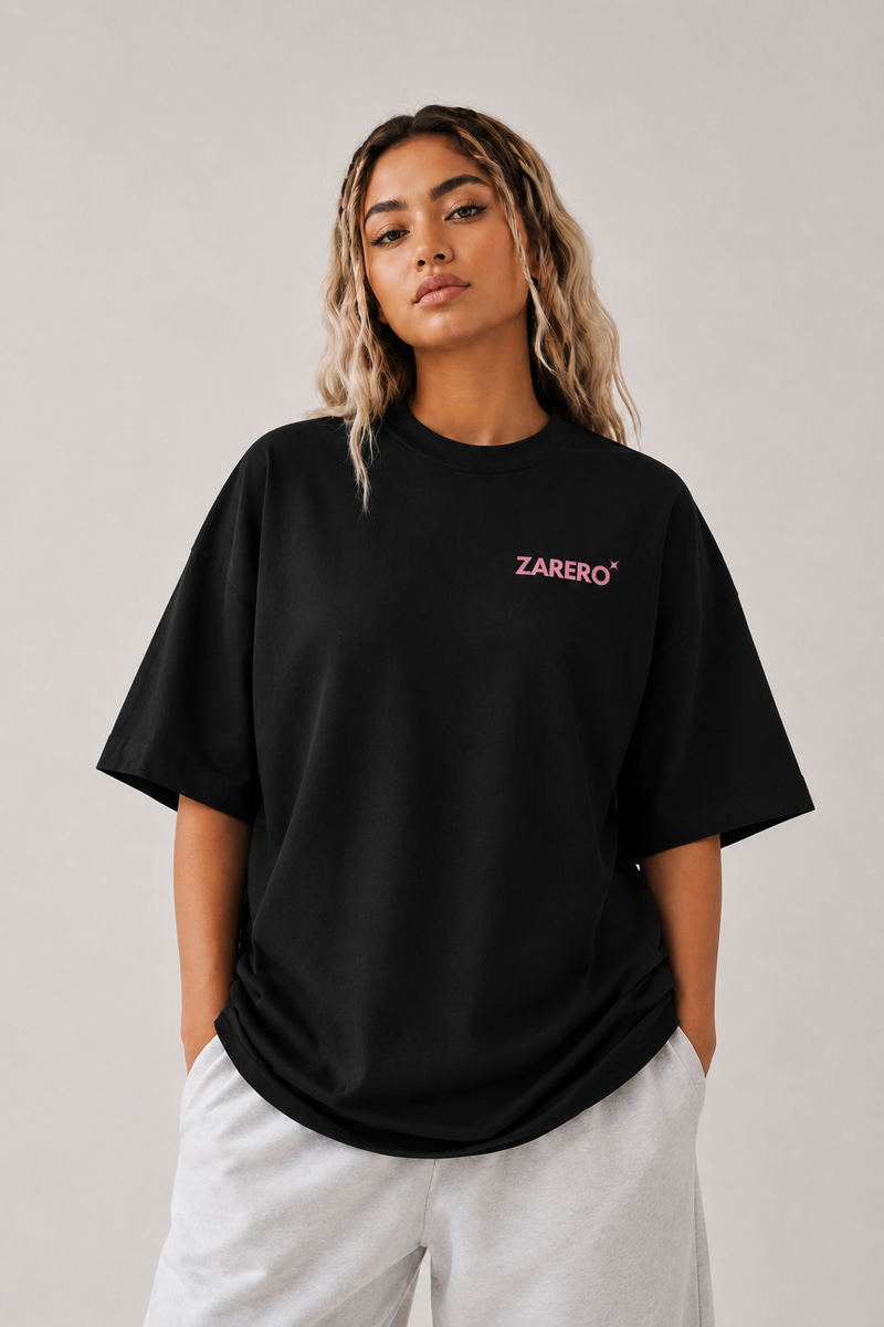 GUVAVA Black Oversize T-shirt