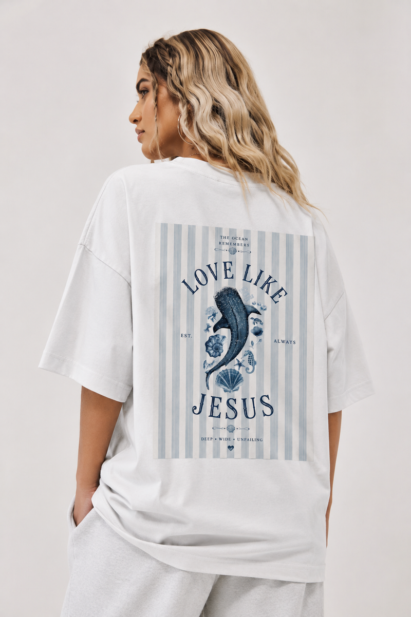 Sea Shell White Oversize T shirt