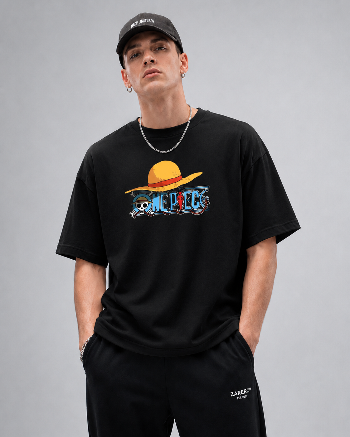 ONEPIECE Black Oversize T-shirt