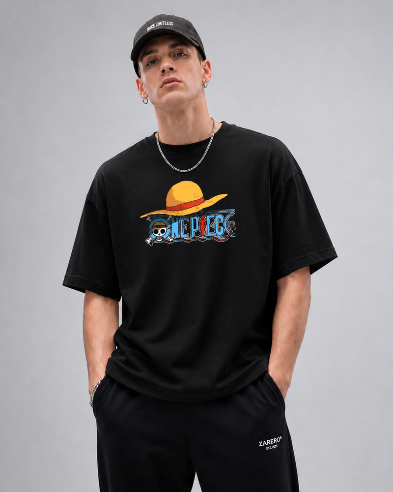 ONEPIECE Black Oversize T-shirt
