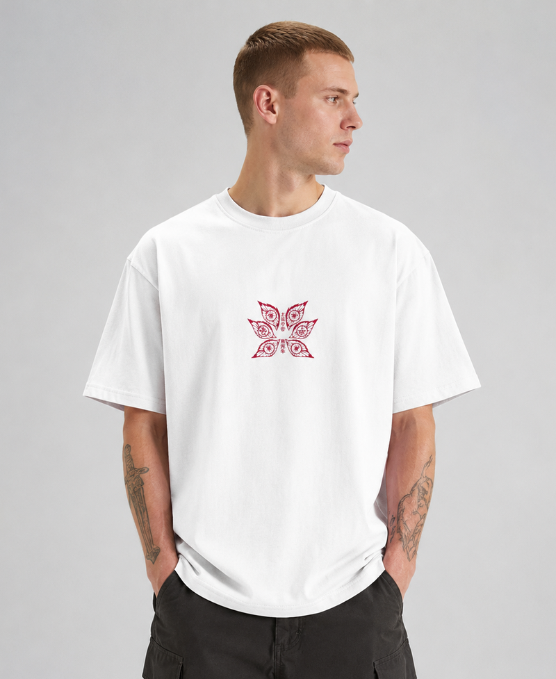 White Oversize Mans T-shirt 100% Cotton