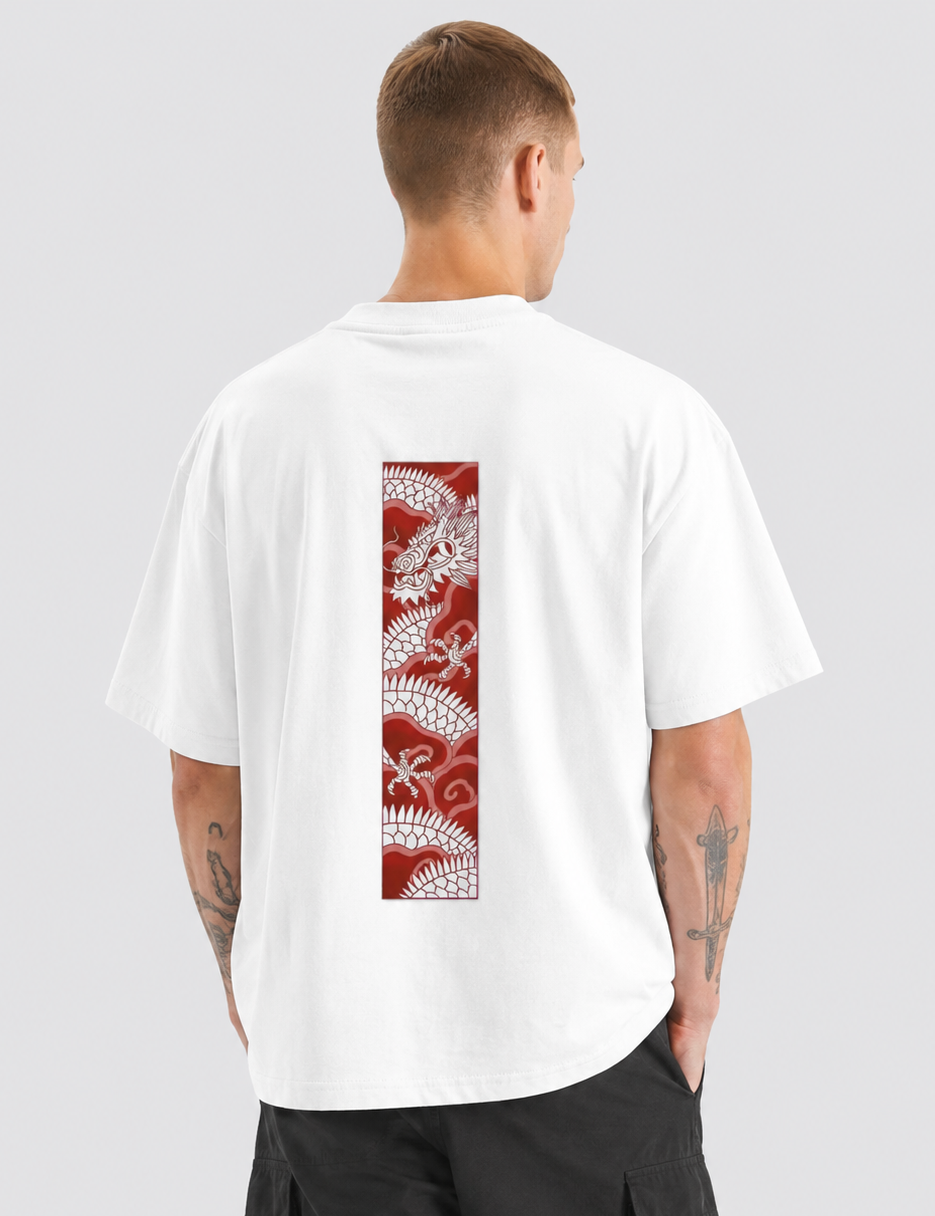 White Oversize Mans T-shirt 100% Cotton