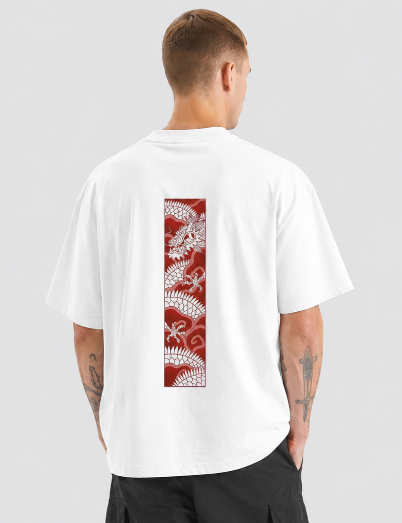 White Oversize Mans T-shirt 100% Cotton