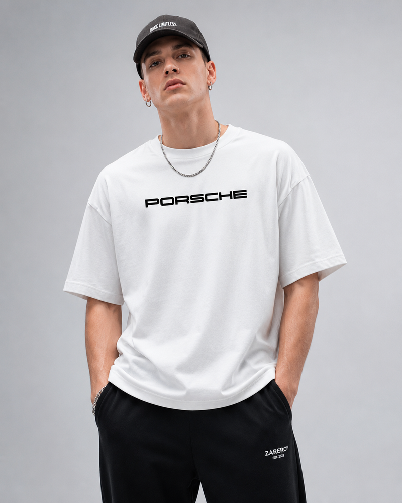 GT3 RS White Unisex  Oversize T-shirt