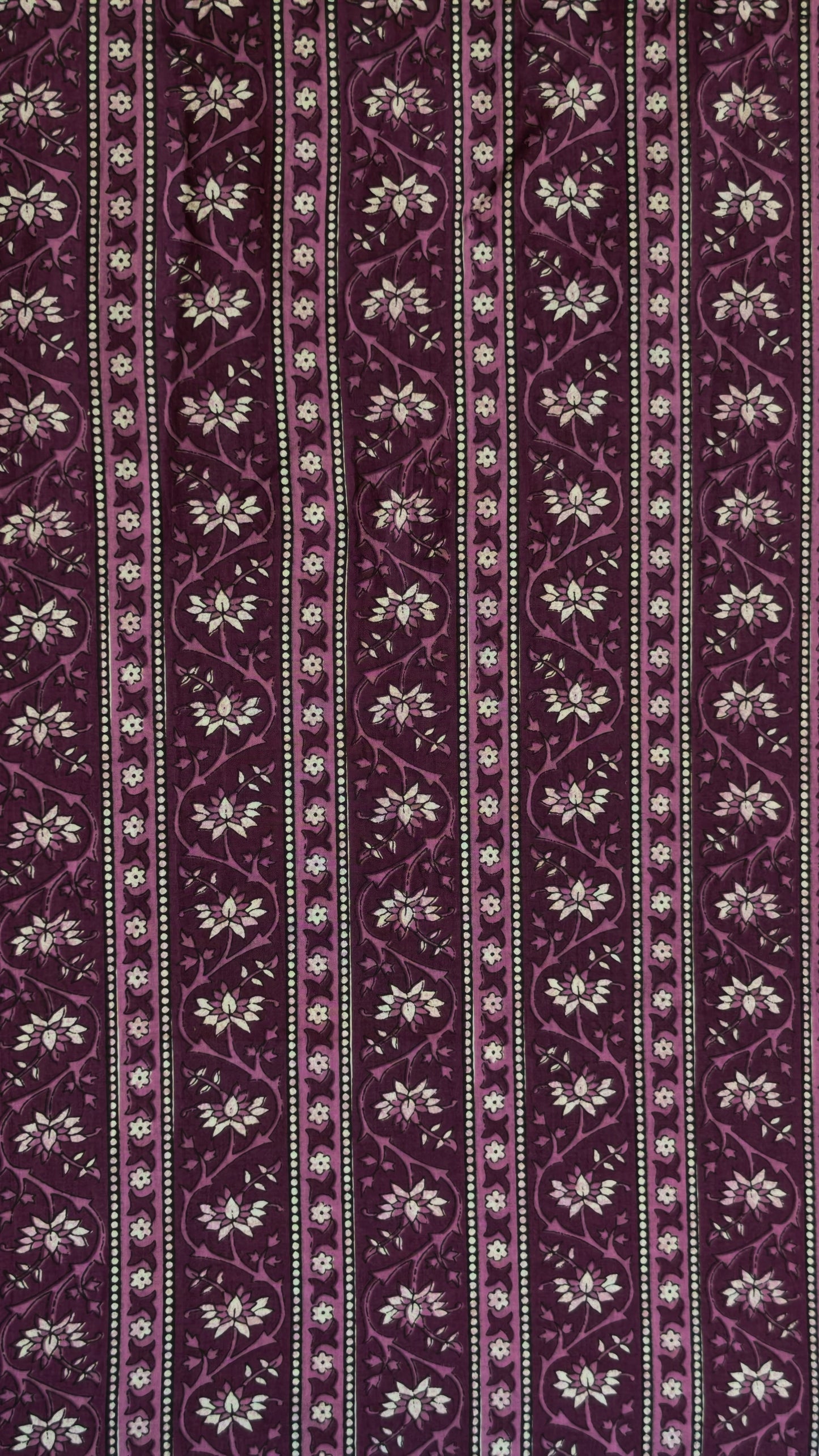 Wine Design Stripes  Printed Men’s Pure Cotton Short Kurta