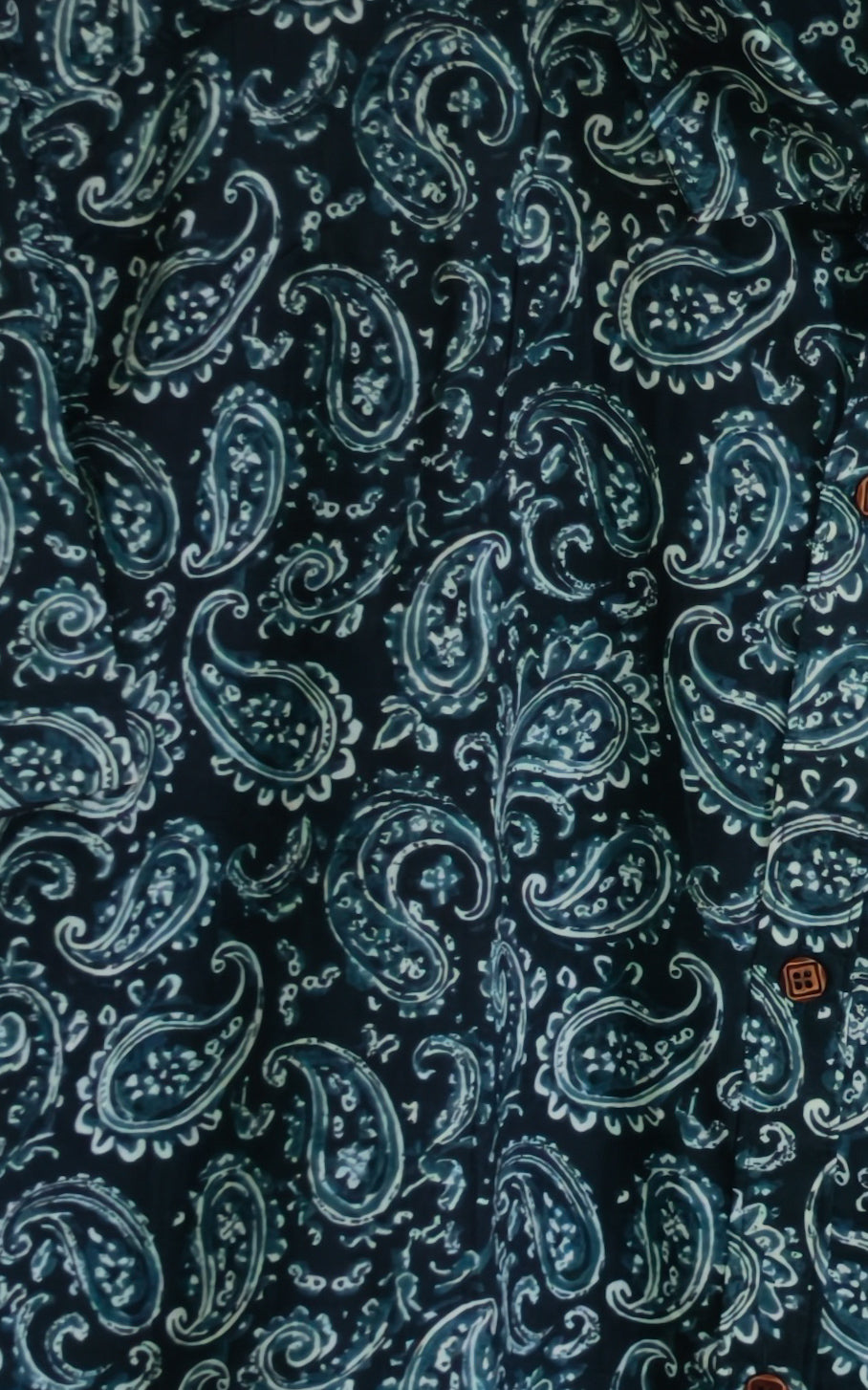 Dark Green With Intricate Design Printed Men’s Half Sleeves Pure Cotton Shirt