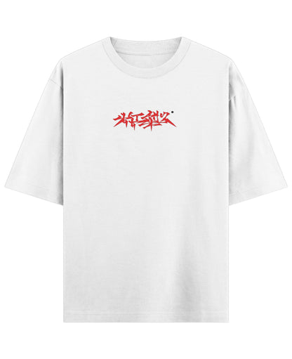 White Oversized T-shirt Front Design