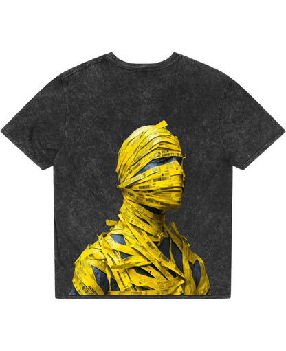 Acidwash Oversized T-shirt Back Design