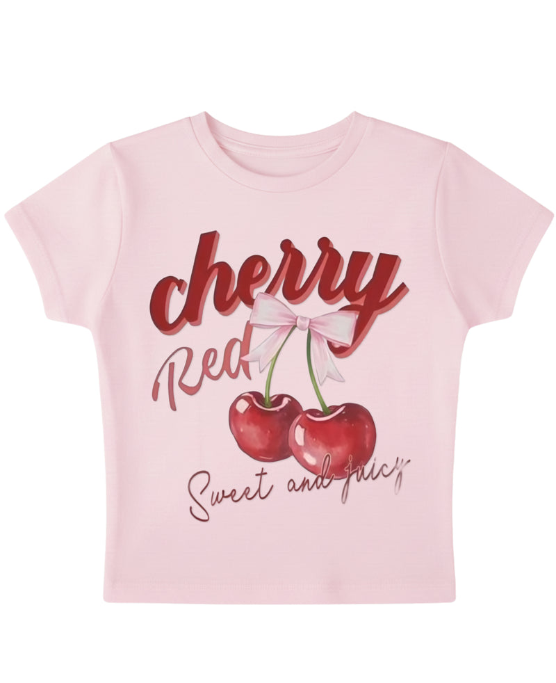 Baby Pink Baby Tee Front Design