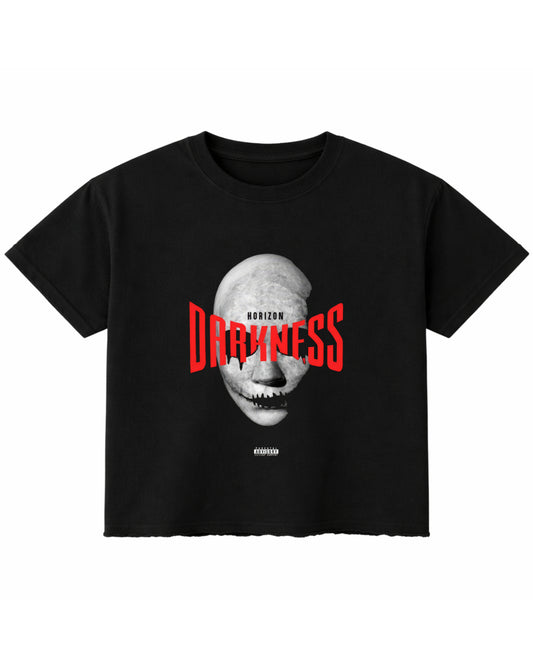 Black Boxy Fit T-shirt Front Design