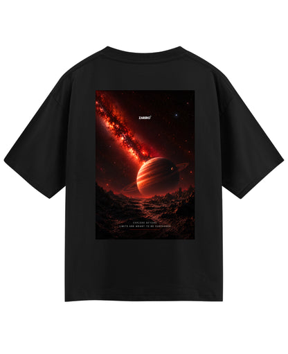 Black Oversized T-shirt Back Design