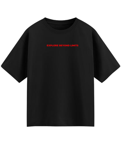 Black Oversized T-shirt Front Design