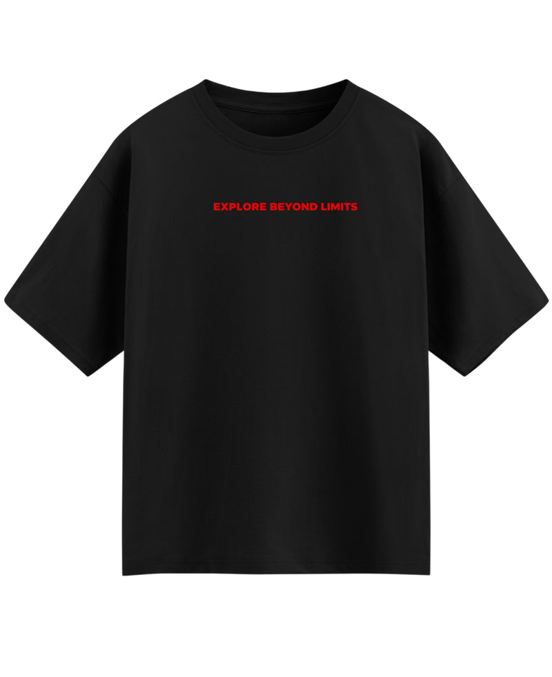 Black Oversized T-shirt Front Design