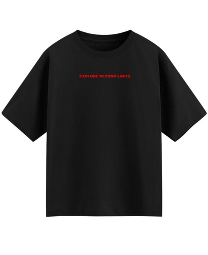 Black Oversized T-shirt Front Design
