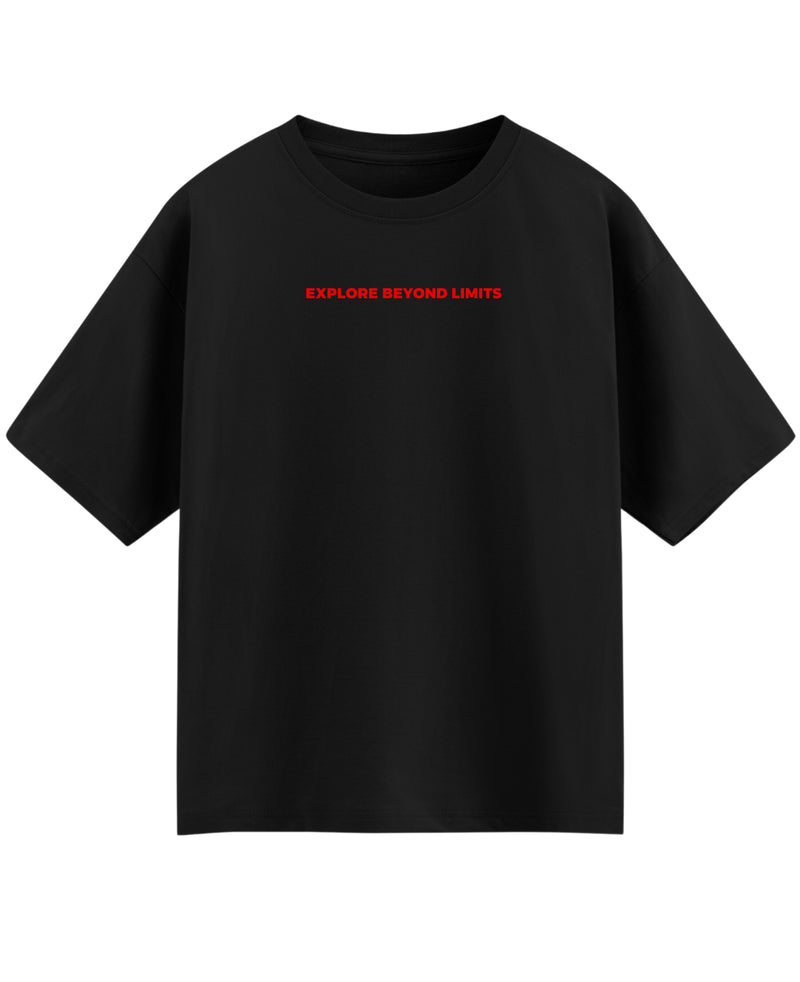 Black Oversized T-shirt Front Design