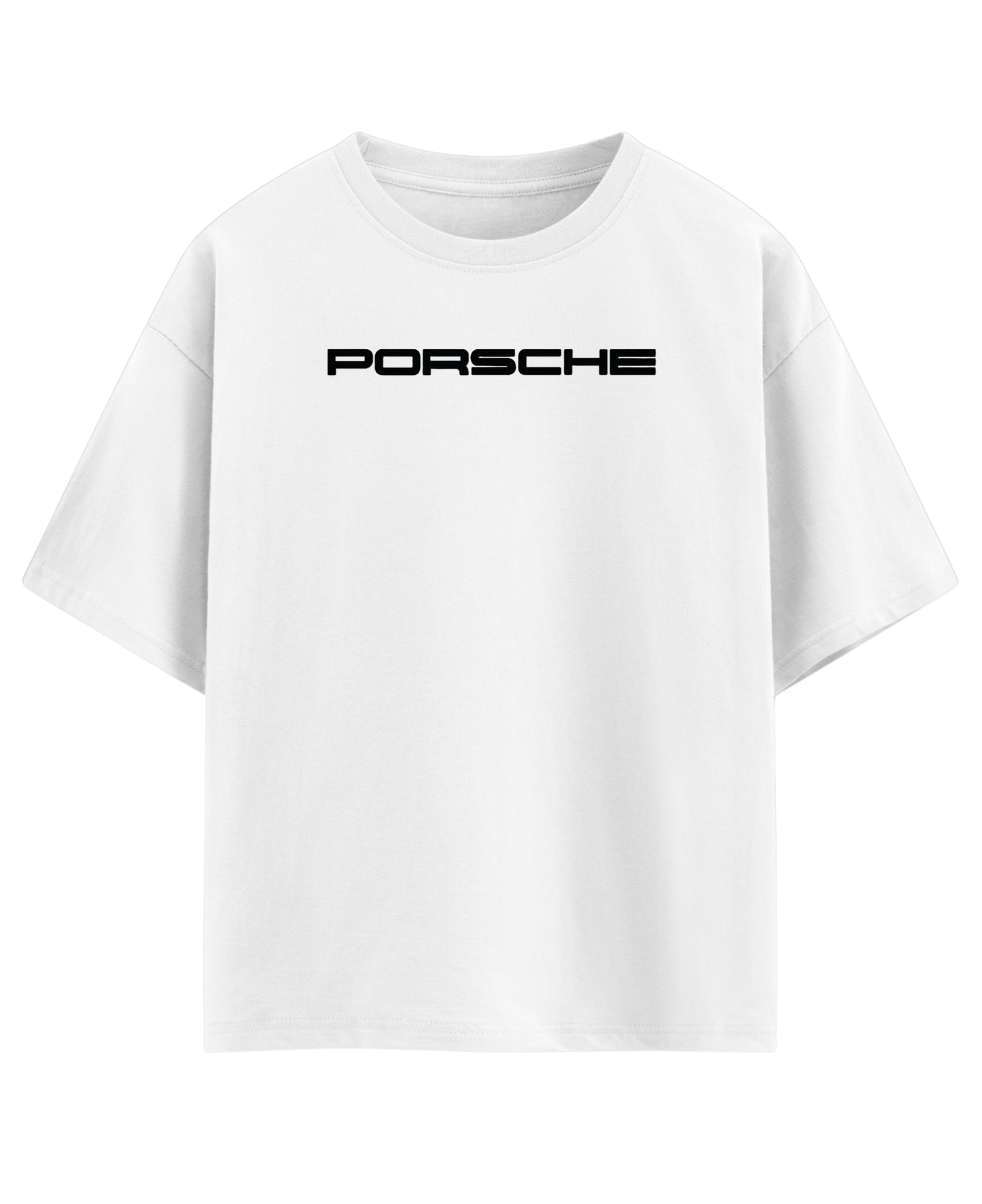 White Oversized T-shirt Front Design