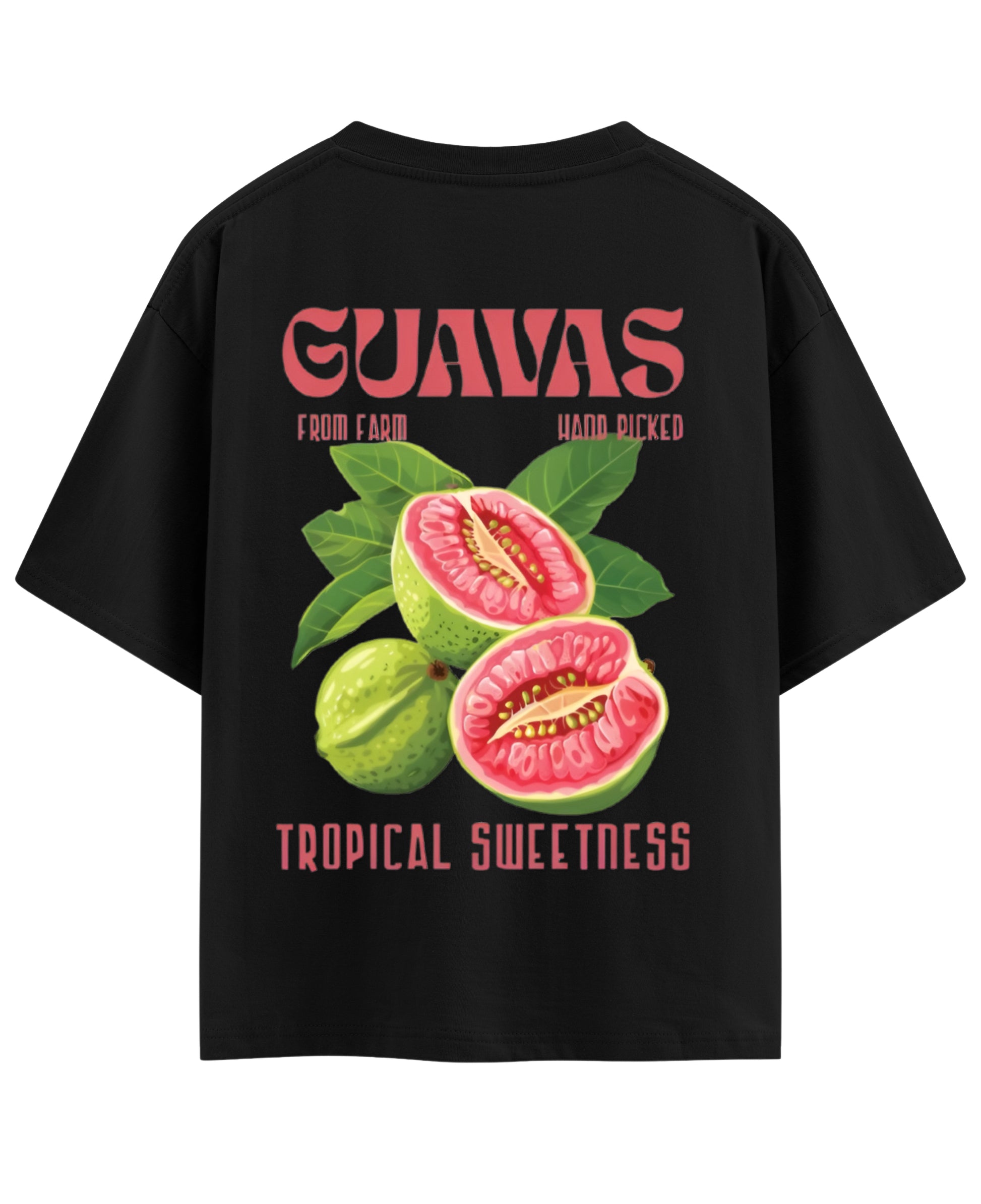 Black Oversized T-shirt Back Design