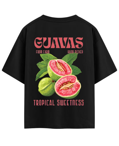 Black Oversized T-shirt Back Design
