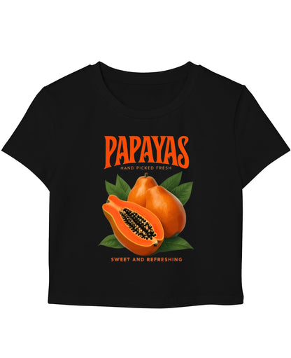 Black Baby Tee Front Design