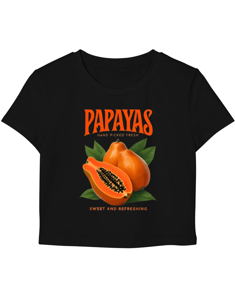 Black Baby Tee Front Design