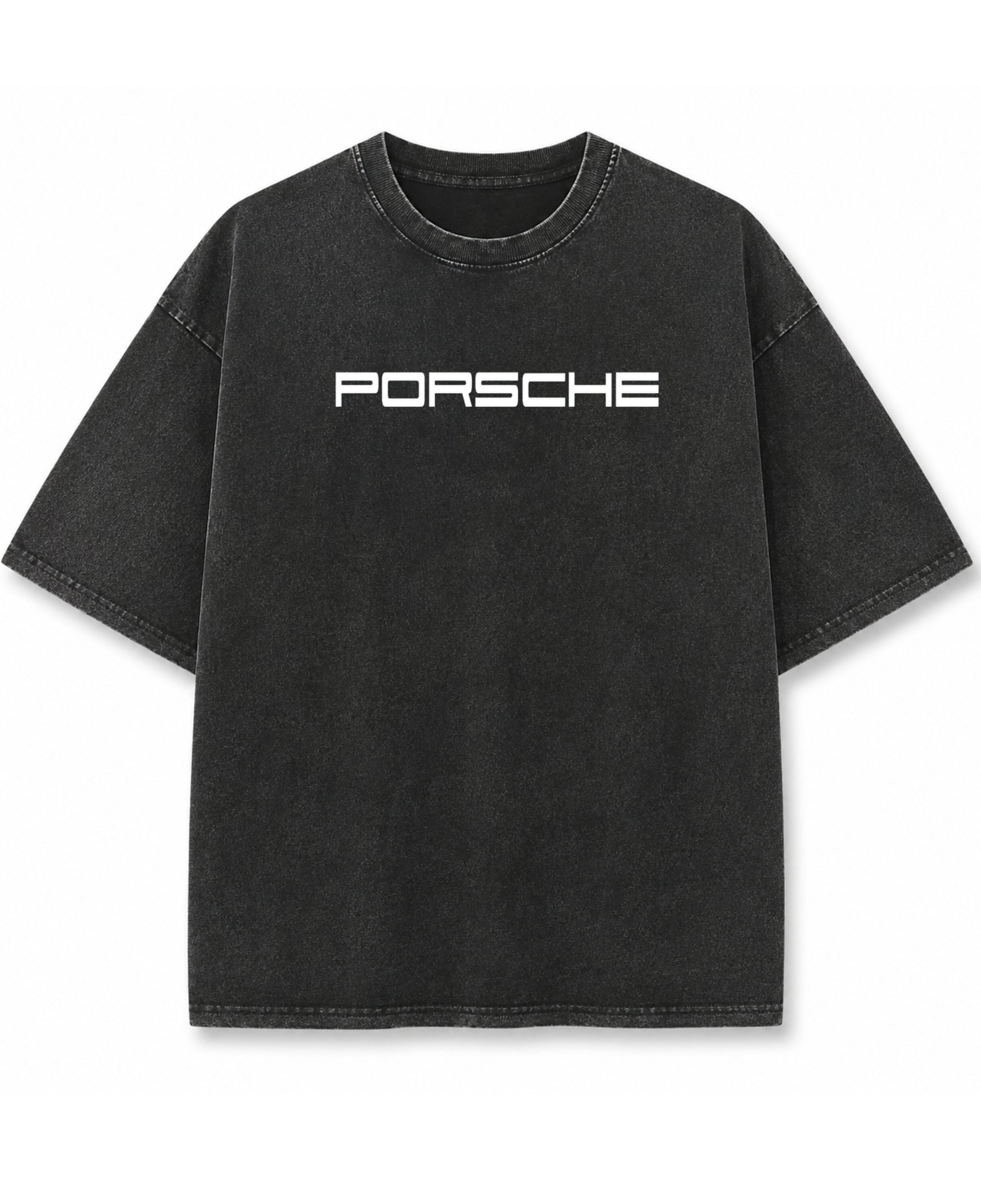 Vintage Fade Wash Oversized T-shirt Front Design