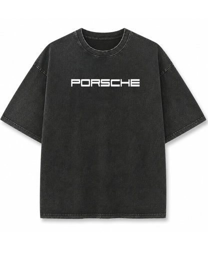 Vintage Fade Wash Oversized T-shirt Front Design