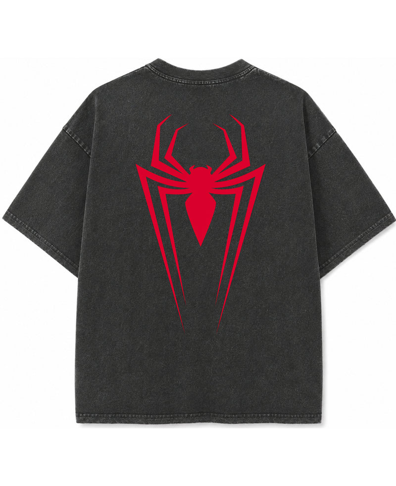 Vintage Fade Wash Oversized T-shirt Back Design