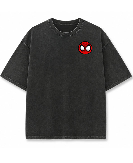 Vintage Fade Wash Oversized T-shirt Front Design