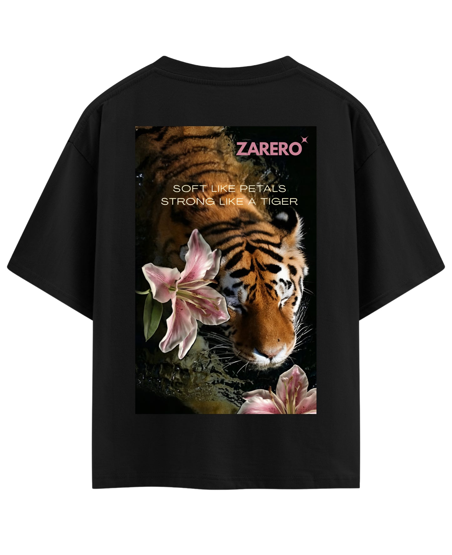 Black Oversized T-shirt Back Design