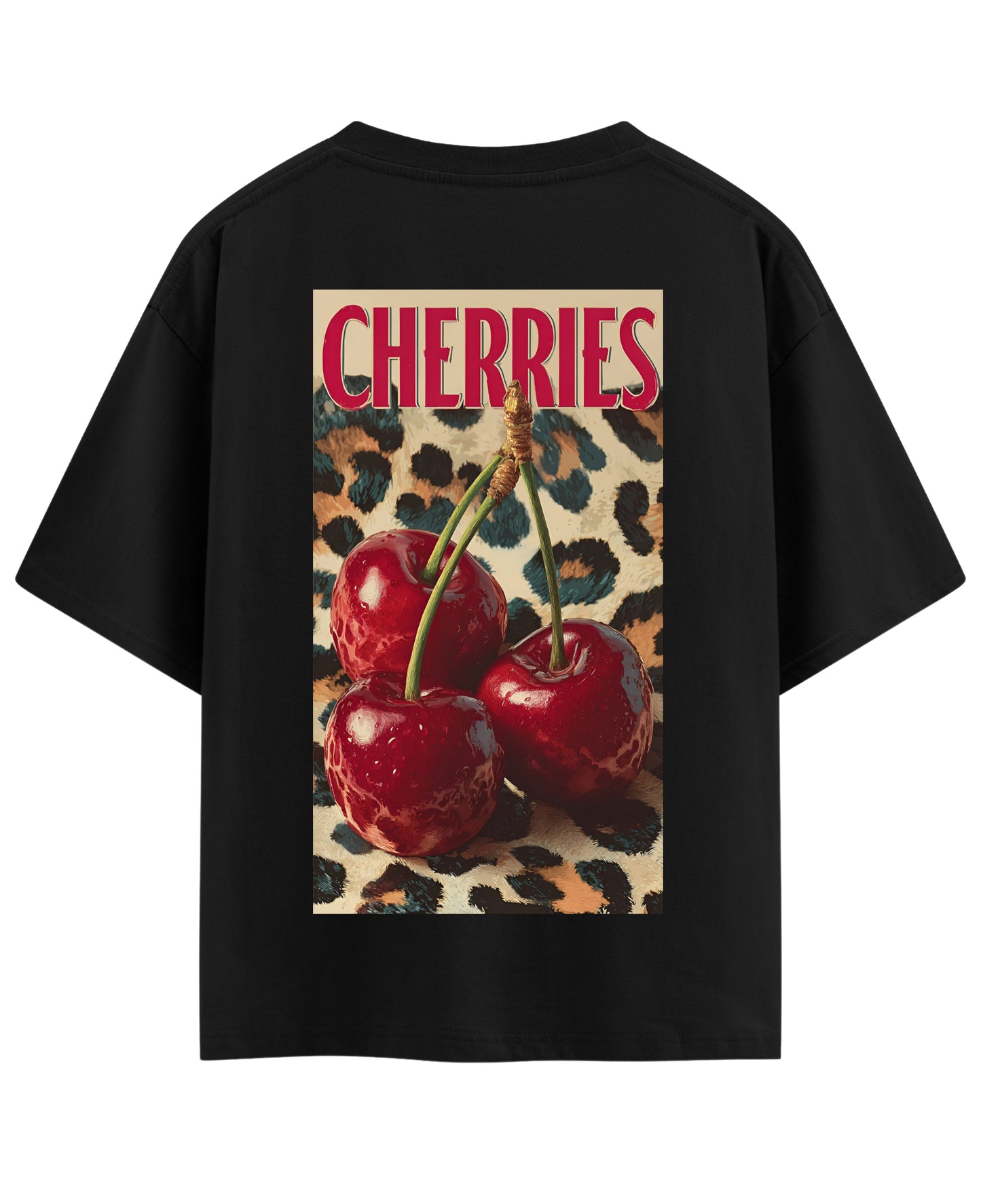 Black Oversized T-shirt Back Design