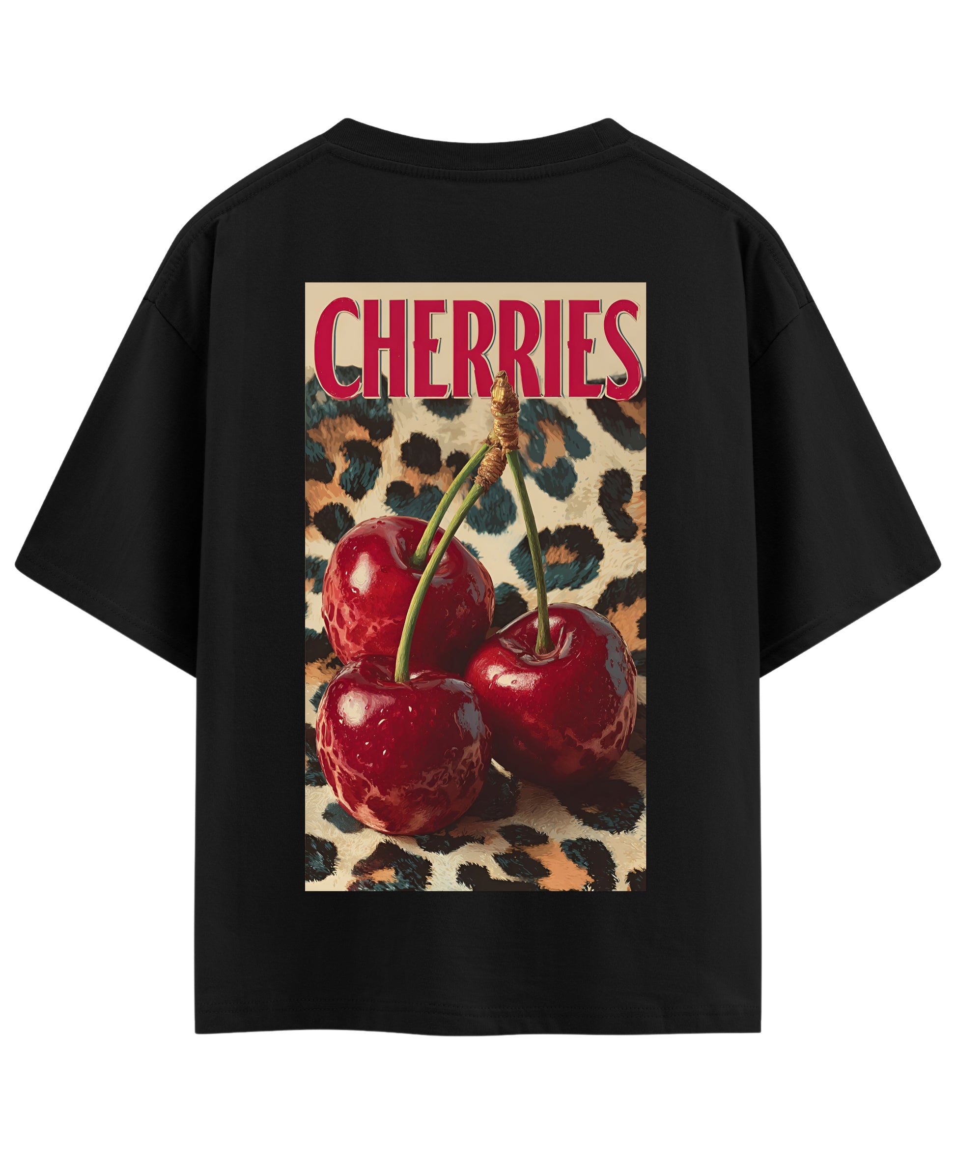 Black Oversized T-shirt Back Design