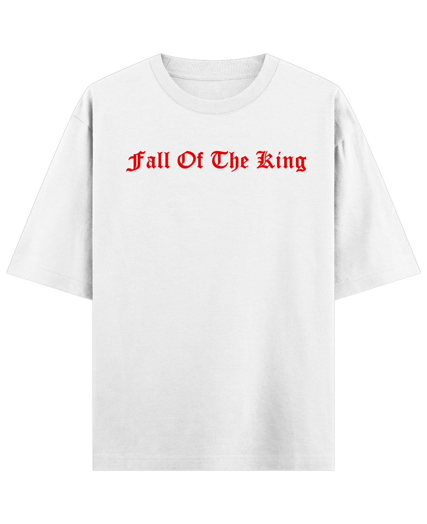 White Oversized T-shirt Front Design