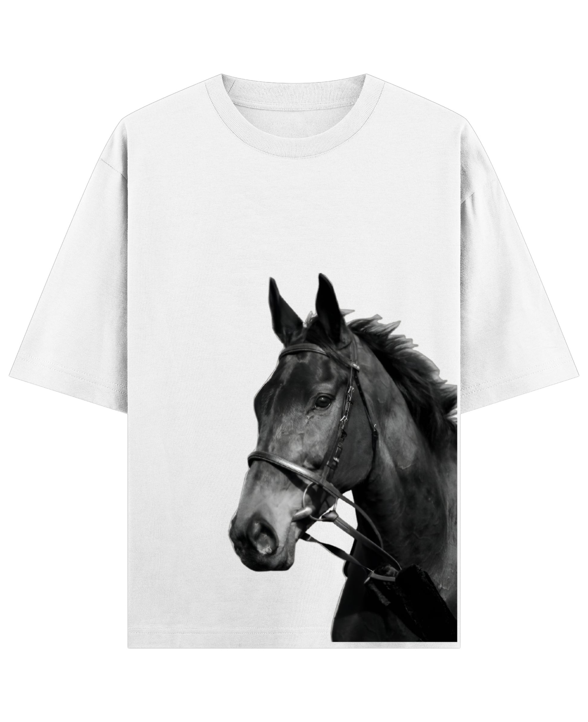White Oversized T-shirt Front Design
