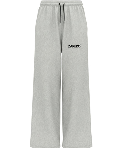Grey Cotton Joggers Front Design