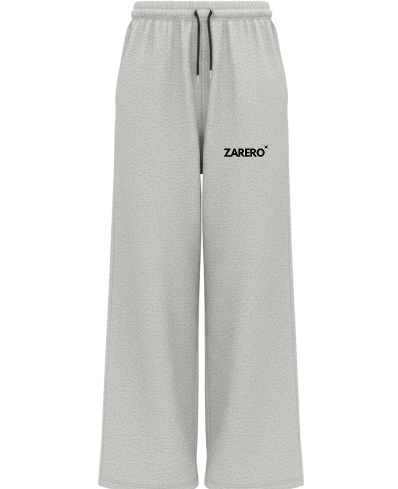 Grey Cotton Joggers Front Design