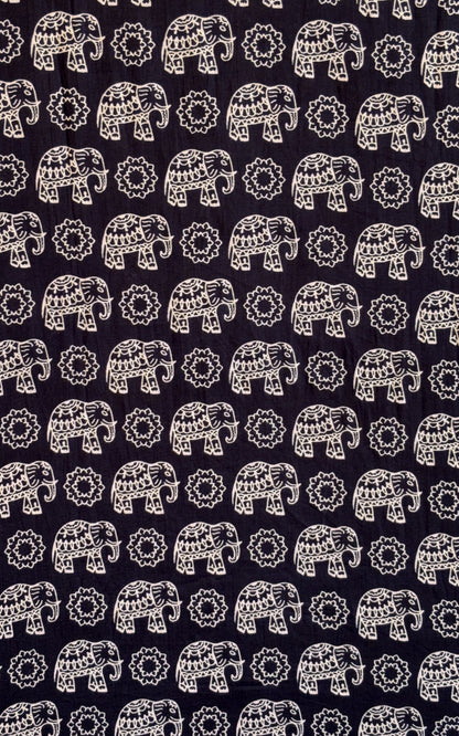 Black With Animal design Printed Men’s Pure Cotton Shirt